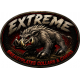 Black Oval Extreme Sticker