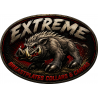 Black Oval Extreme Sticker